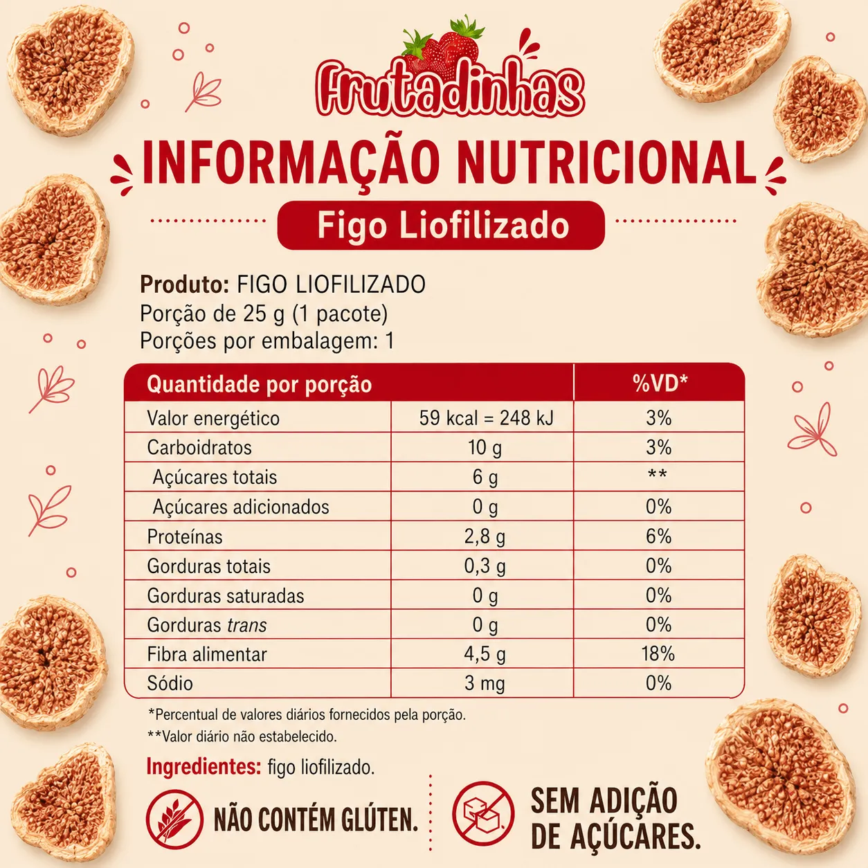 Figo Liofilizado - 100g - Imagem 4