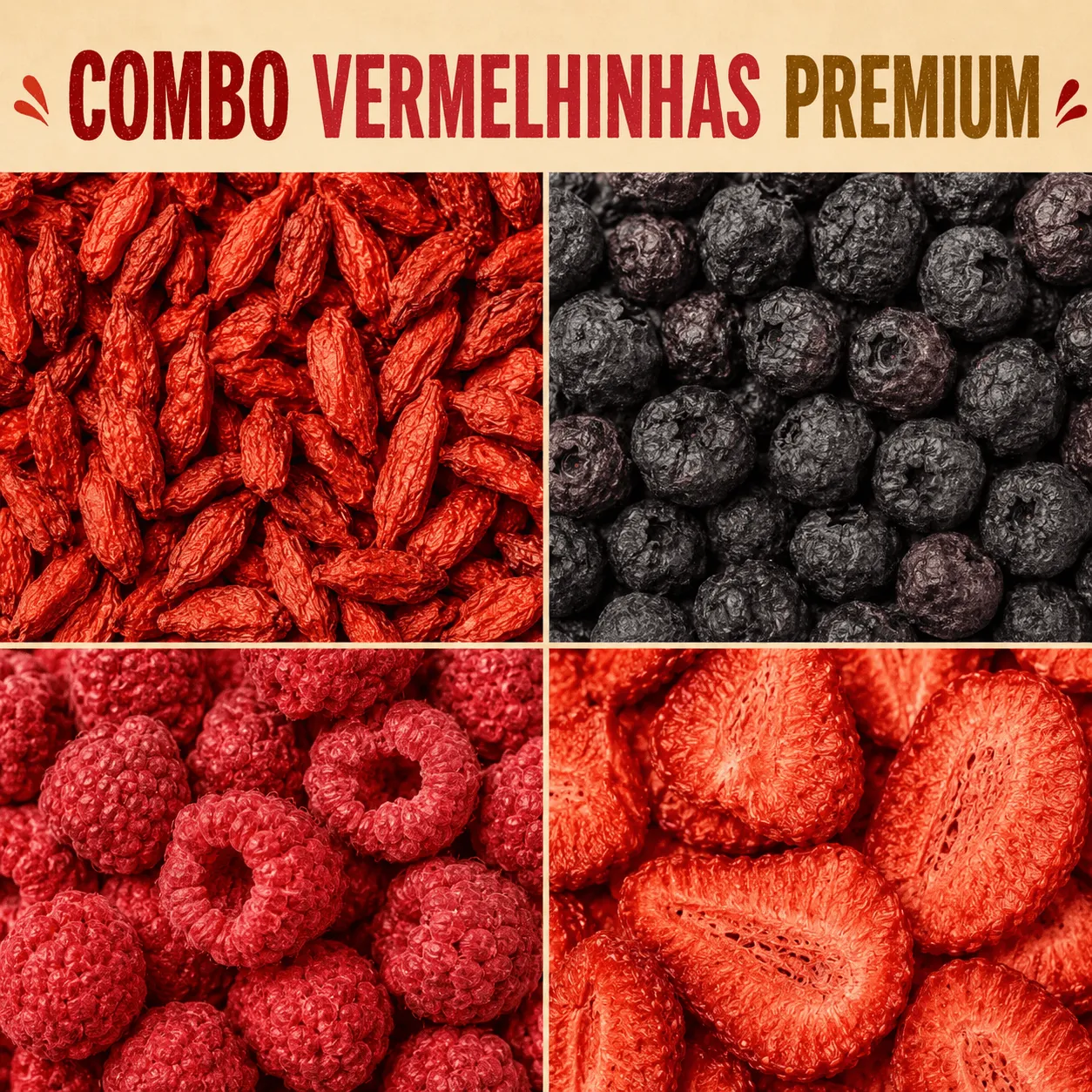 Combo Vermelhinhas Premium