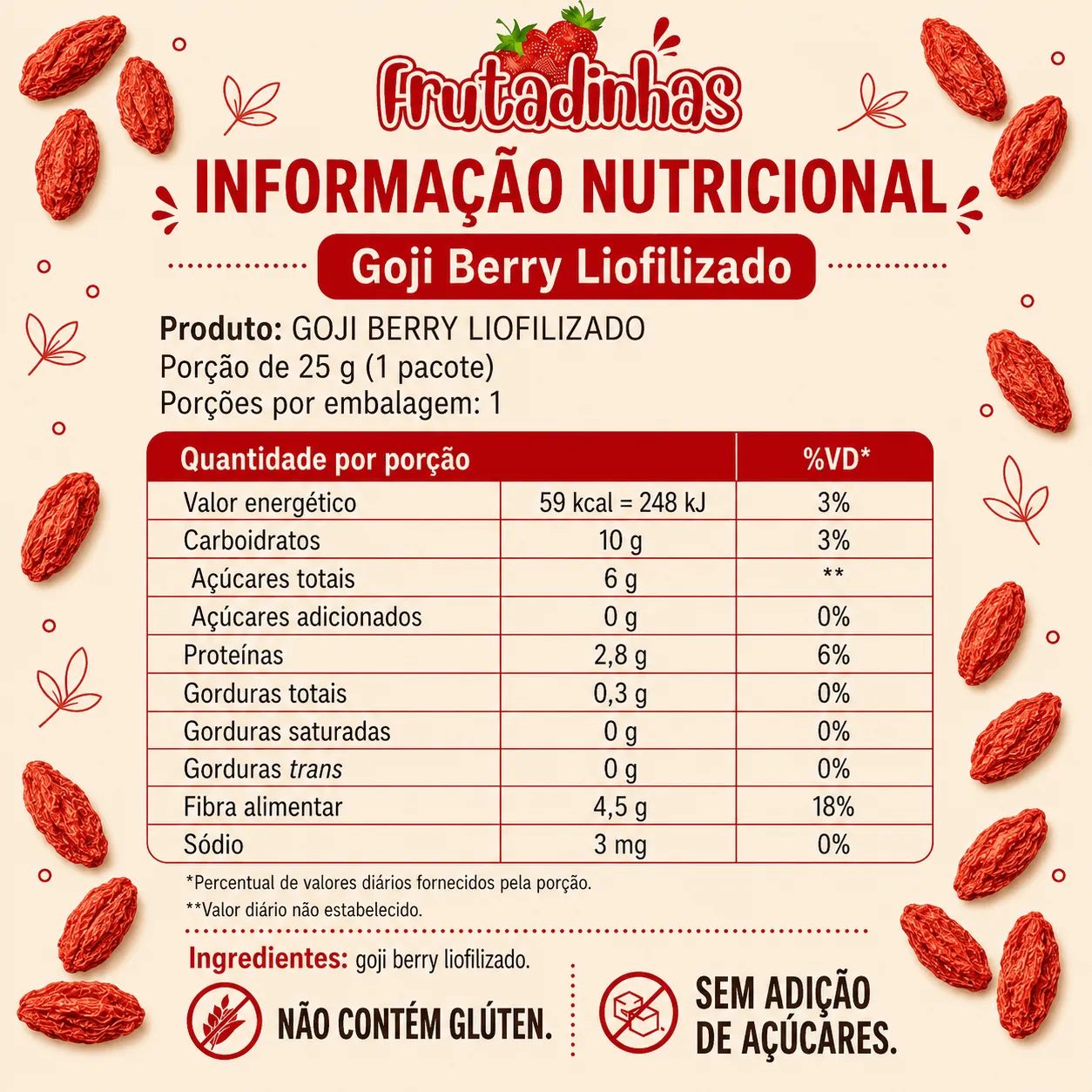 Combo Vermelhinhas Premium - 100g - Imagem 3
