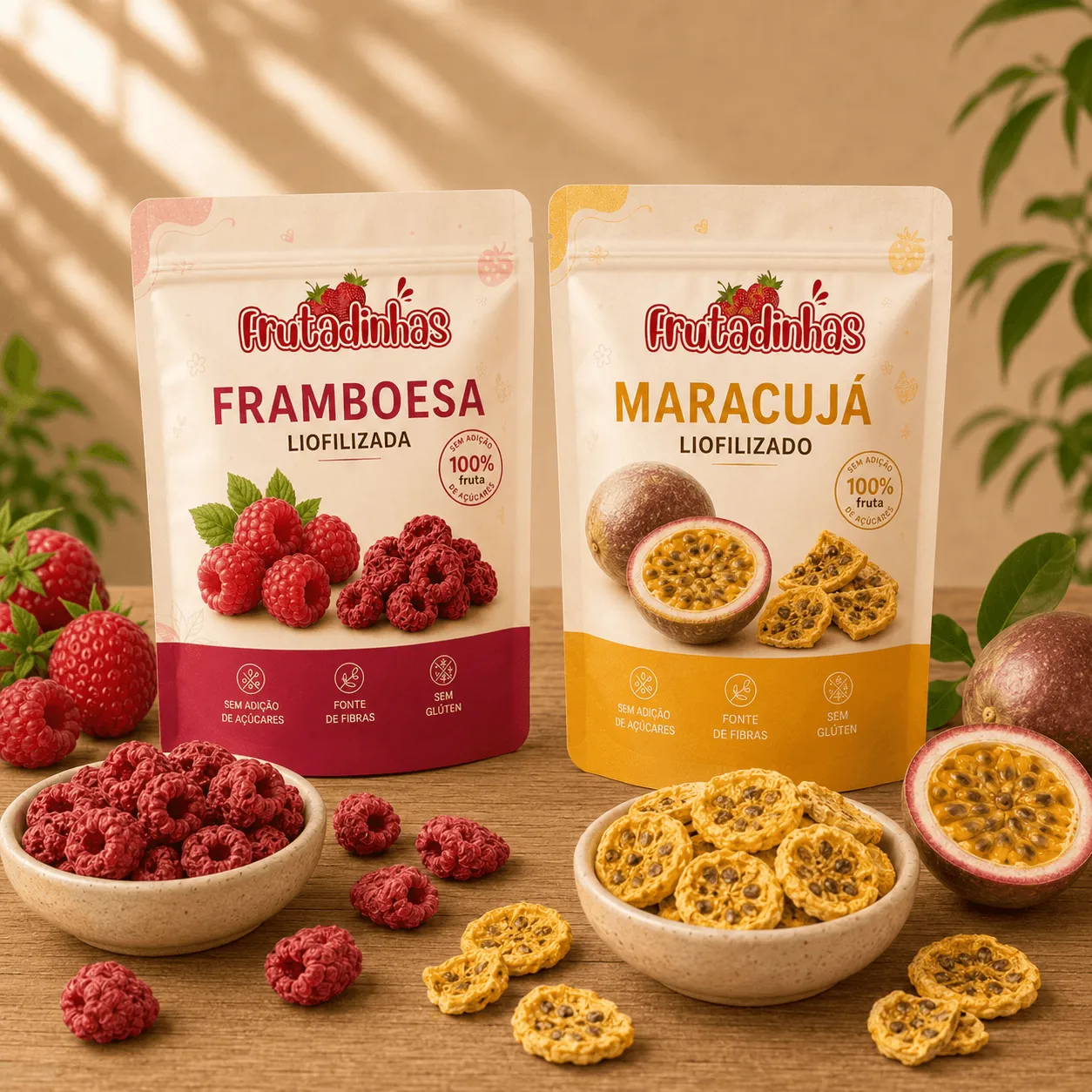 Framboesa + Maracujá - Liofilizado