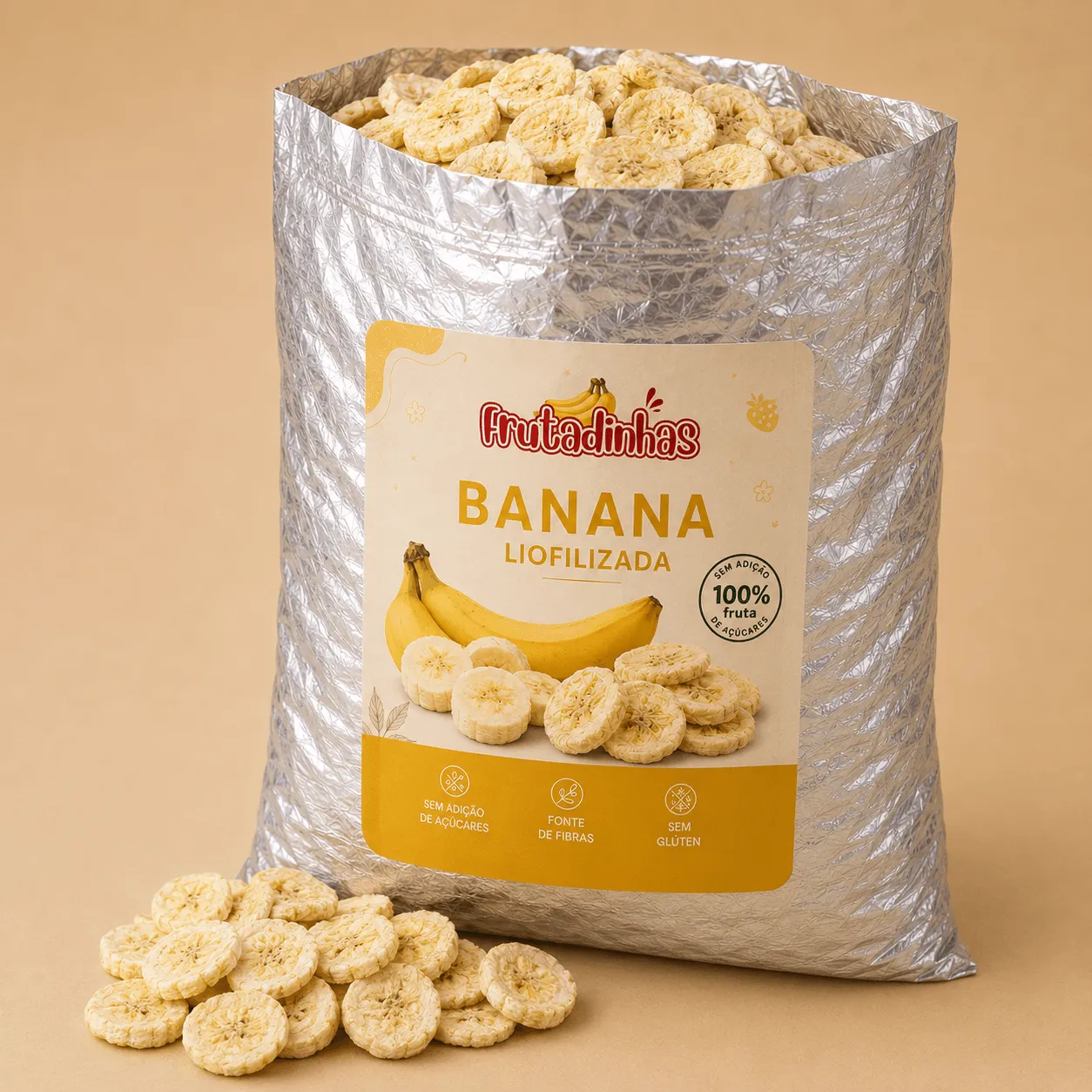 Banana Chips Salgada - 100g - Imagem 3