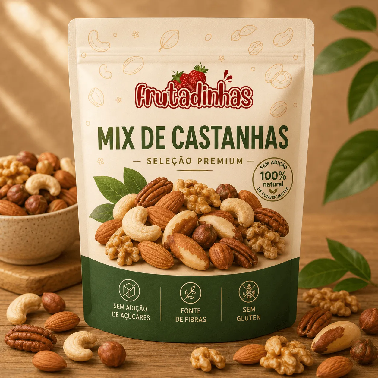 Mix de Castanhas Crocantes