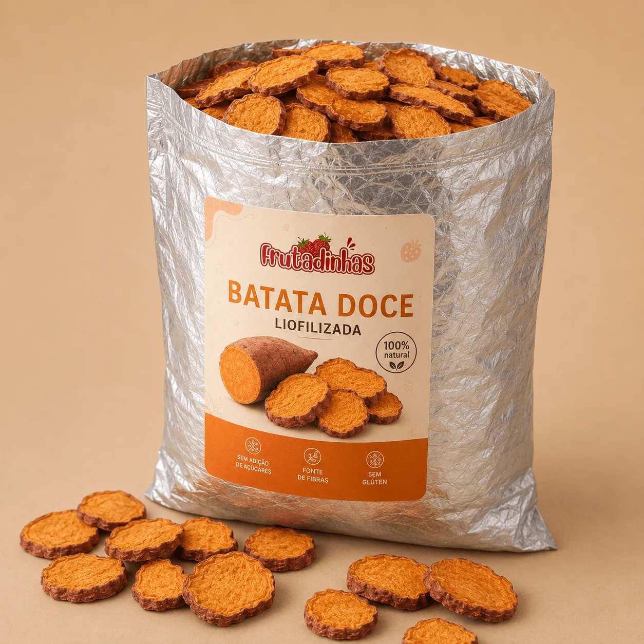 Batata Doce Liofilizado (cópia) - 100g - Imagem 3